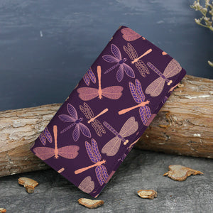 Dragonfly Violet Wallet - Freedom Look