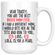 Personalized Boxer Mom Tracey Coffee Mug (15 oz)