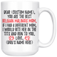 Personalized Best Belgian Malinois Dog Mom Coffee Mug (15 oz)