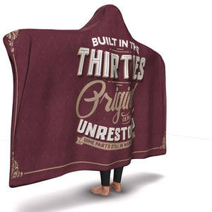 Build In The Thirties Hooded Blanket - Freedom Look