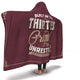 Build In The Thirties Hooded Blanket - Freedom Look