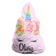 Olivia - Personalized Unicorn Hooded Blanket