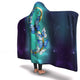 Infinity Butterfly Galaxy Hooded Blanket (SB)