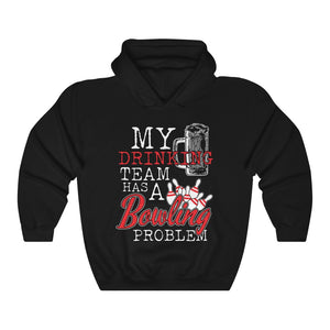 Bowling Team Beer Drinking Friends Unisex Hoodie Hooded Sweatshirt