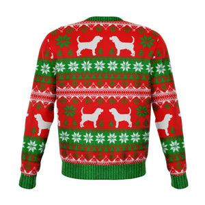 Beagle Dog Bells - Athletic Funny Ugly Christmas Sweater