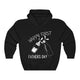 Happy First Father's Day New Dad Baby Shower Men Hoodie Hooded Sweatshirt