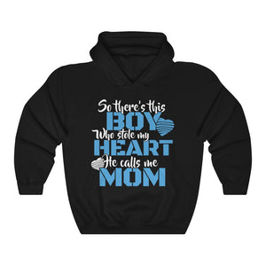 My Boy Stole My Heart Mom Mommy Unisex Hoodie Hooded Sweatshirt