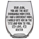 Jean Dexter Chihuahua Dog Mom Wine Glass