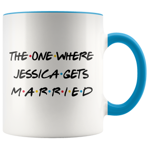 The One Where Jessica Gets Married Colored Coffee Mug (11 oz)