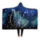 Personalized Scorpio Horoscope Zodiac Star Sign Hooded Blanket