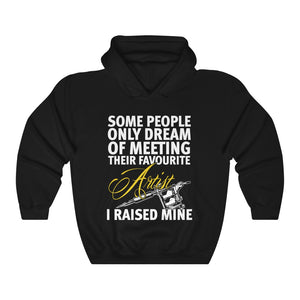 I Raised An Amazing Tattoo Artist Hoodie Proud Artist Parent Hooded Sweatshirt