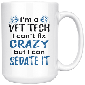 I'm A Vet Tech Coffee Mug - Gifts For Veterinary Technician (15 oz) - Freedom Look
