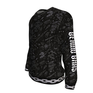 Biker All-Over Sweatshirt - Freedom Look