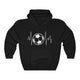 Soccer Player Heartbeat Unisex Hoodie Hooded Sweatshirt