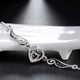 Elegant Crystal Women Necklace with Angel Wing and Heart - Freedom Look