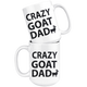 Crazy Goat Dad Coffee Mug (15 oz) - Freedom Look