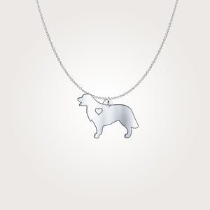 Gold Retriever - Sterling Silver Necklace
