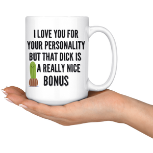 Funny Really Nice Dick Coffee Mug - Dick Gags Gift Cup (15 oz)