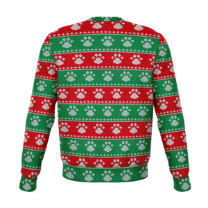 Funny Snacks French Bulldog - Athletic Ugly Sweatshirt AOP Christmas Gift