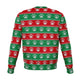 Funny Snacks French Bulldog - Athletic Ugly Sweatshirt AOP Christmas Gift