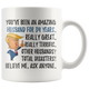 Funny Amazing Husband For 34 Years Coffee Mug, 34th Anniversary Husband Trump Gifts, 34th Anniversary Mug, 34 Years Together With My Hubby (11oz)