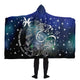Personalized Pisces Horoscope Zodiac Star Sign Hooded Blanket