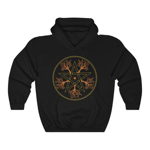 Tree Pentagram Protective Symbol Unisex Hoodie Hooded Sweatshirt