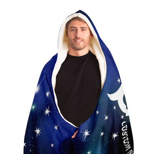 Personalized Taurus Horoscope Zodiac Star Sign Hooded Blanket
