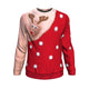 Funny Rudolph Ugly Christmas Sweater - Freedom Look