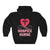 Hospice Nurse Heart Medical Career Unisex Hoodie Medicine Jobs Hooded Sweatshirt