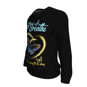 Just Breathe Butterfly Sweatshirt