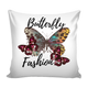 Butterfly Fashion Pillow With Insert - Freedom Look