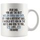 Personalized Welsh Corgi Dog Theodore Dad Coffee Mug (11 oz)