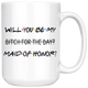 Will You Be My Maid Of Honor Coffee Mug (15 oz)