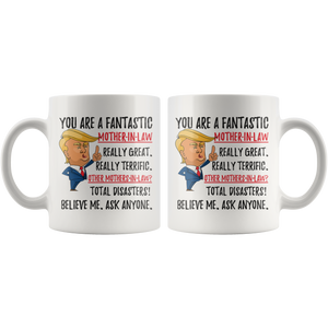 Funny Fantastic Mother-In-Law Coffee Mug (11 oz)