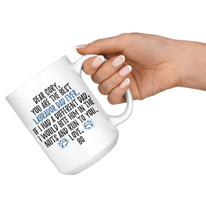 Personalized Labrador Dog Bo Dad Cory Coffee Mug (15 oz)