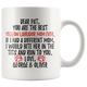 Personalized Yellow Labrador Dog George & Oliver Mom Pat Coffee Mug (11 oz)