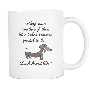 Doxie Dad Coffee Mug - Doxie Dog Cup - Daschund Dad Mug - Great Gift For Doxie Owner - Special Dachshund Dad - Freedom Look