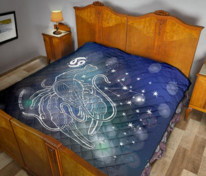 Cancer Horoscope Premium Quilt Blanket Twin Queen King Size Birthday Gift