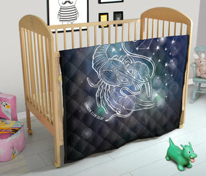Cancer Horoscope Premium Quilt Blanket Twin Queen King Size Birthday Gift