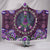 Purple Peace Mandala - Cozy Warm Hooded Blanket
