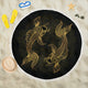 Golden Pisces (Fish) Zodiac Beach Blanket - Freedom Look