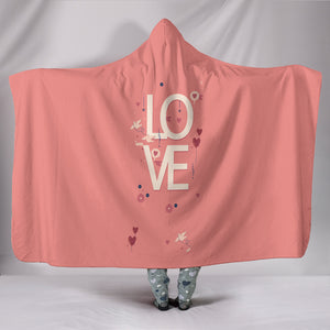 Love Hooded Blanket