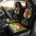 Beer Camping Hiking Bear Car Seat Covers Pair of 2 Protection Decoration