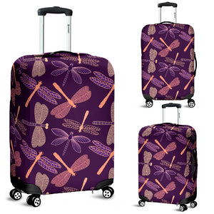 Dragonfly Violet Luggage Covers - Freedom Look