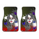 Sugar Skull Purple Butterfly - Universal Front Car Mats Gift (Set of 2)