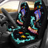 Autism Awareness Happy Shark Black Car Seat Cover Dad Mom Gift (Set of 2)