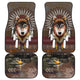 Native American - Wolf - Universal Front and Back Car Mats Gift (Set of 2 or 4)