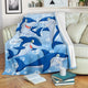 Personalized Shark Family - Premium Blanket
