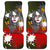 Sugar Skull Orange Butterfly - Universal Front Car Mats Gift (Set of 4)